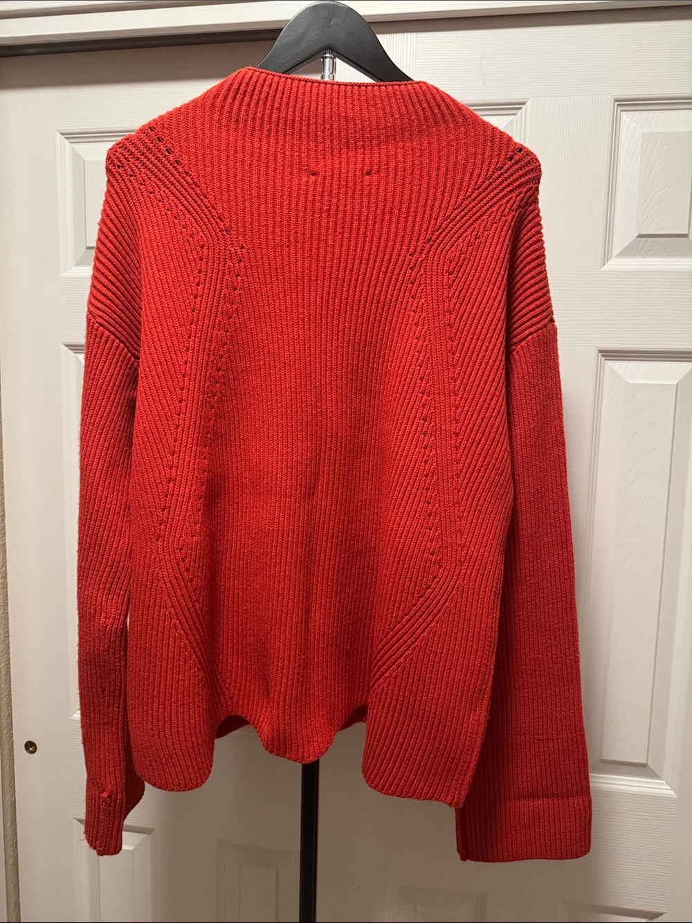 Lysse Ribbed Turtleneck Sweater - Rust Orange